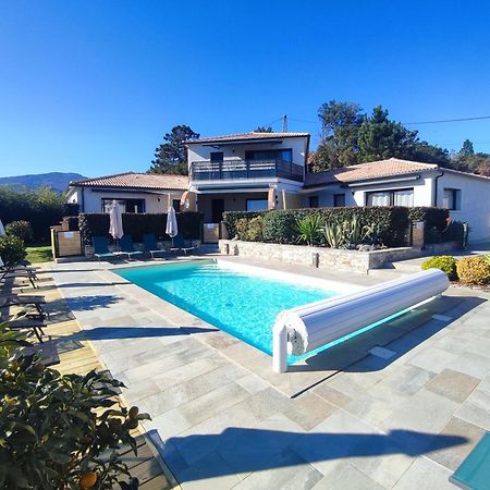 Cote Et Mer - Appartement Haut Standing Dans Villa Avec Piscine Et Vue Mer Taglio-Isolaccio Екстериор снимка