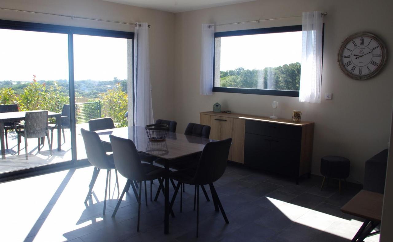 Cote Et Mer - Appartement Haut Standing Dans Villa Avec Piscine Et Vue Mer Taglio-Isolaccio Екстериор снимка